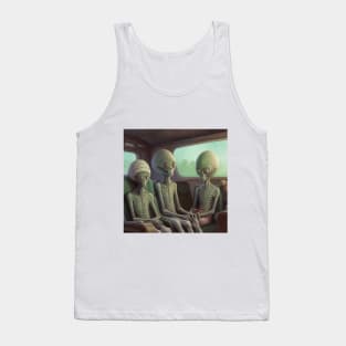 Three Aliens waiting in ship Tank Top